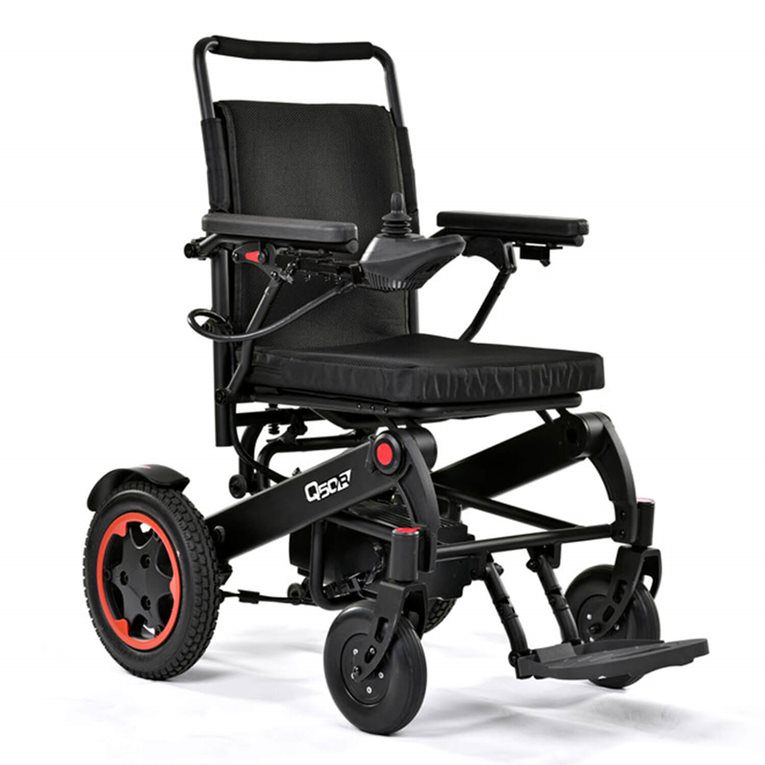 Q50 R Folding Motor Power Chair - Red – Bild 3